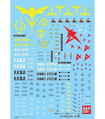 Amazon | 1/100 ガンダムデカール MG 汎用-連邦用1 (16) | プラモデル 通販